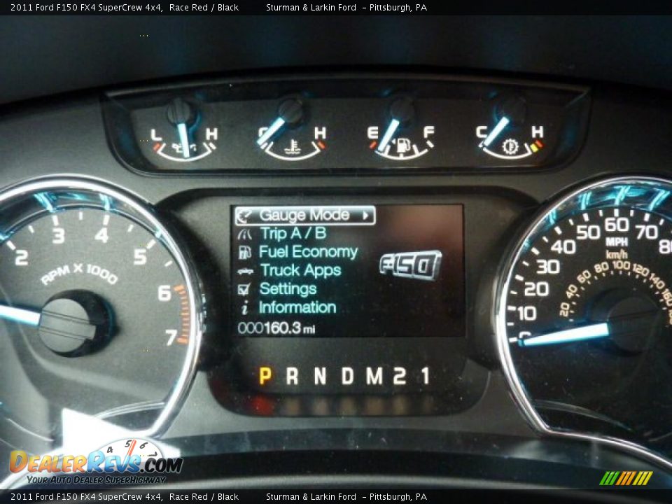 2011 Ford F150 FX4 SuperCrew 4x4 Gauges Photo 15