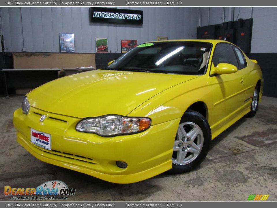 Competition Yellow 2003 Chevrolet Monte Carlo SS Photo 2