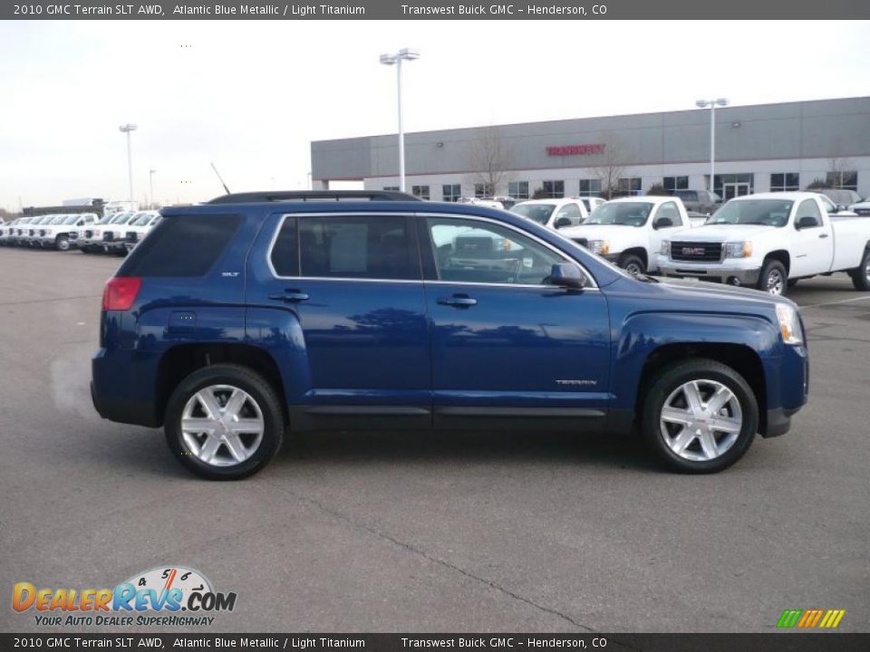 Atlantic Blue Metallic 2010 GMC Terrain SLT AWD Photo #3
