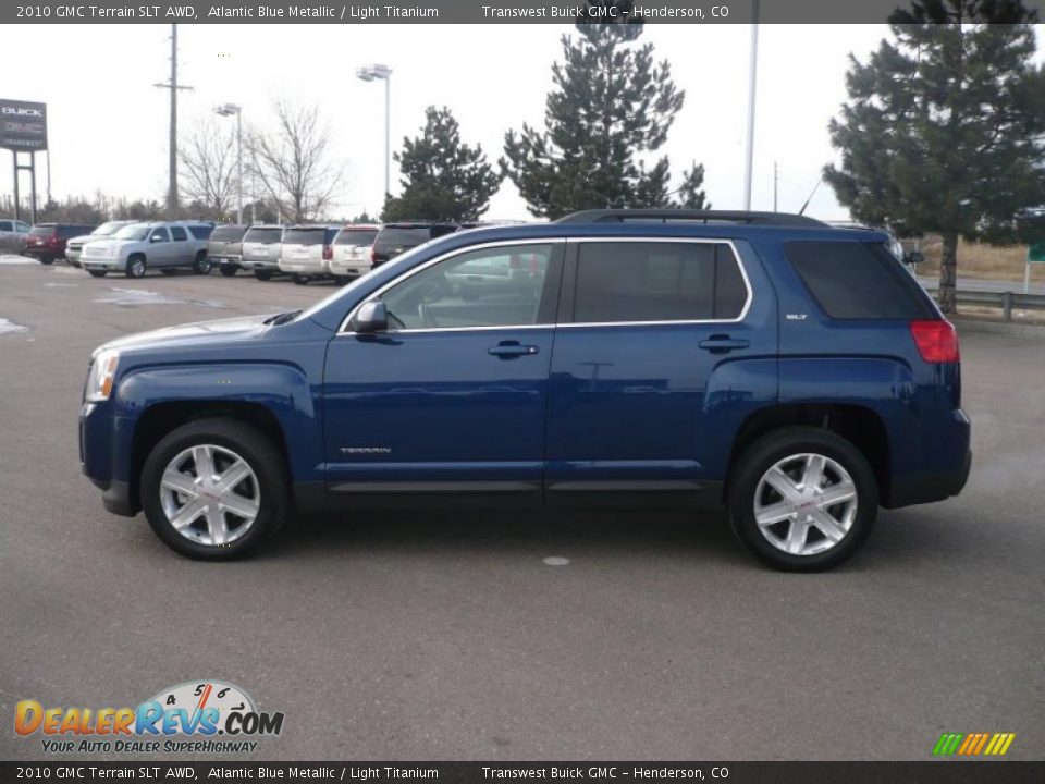 Atlantic Blue Metallic 2010 GMC Terrain SLT AWD Photo #5