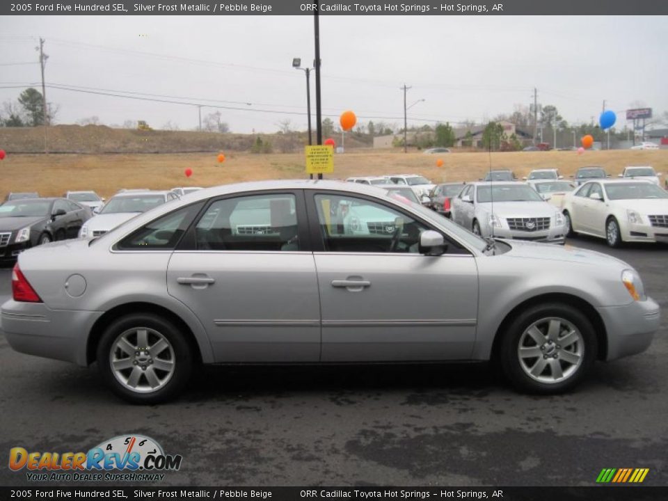 2005 Ford Five Hundred SEL Silver Frost Metallic / Pebble Beige Photo #6