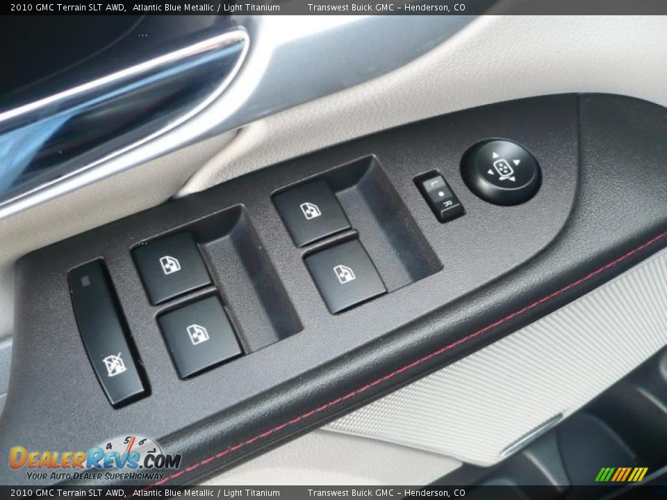 2010 GMC Terrain SLT AWD Atlantic Blue Metallic / Light Titanium Photo #13