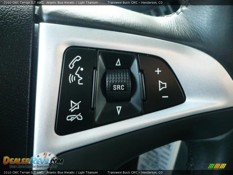 2010 GMC Terrain SLT AWD Atlantic Blue Metallic / Light Titanium Photo #15