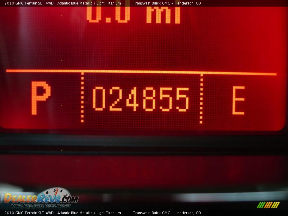 2010 GMC Terrain SLT AWD Atlantic Blue Metallic / Light Titanium Photo #18