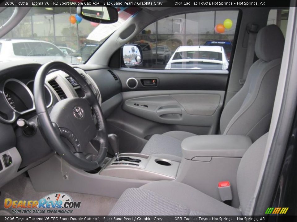 Graphite Gray Interior - 2006 Toyota Tacoma V6 TRD Sport Double Cab 4x4 Photo #14