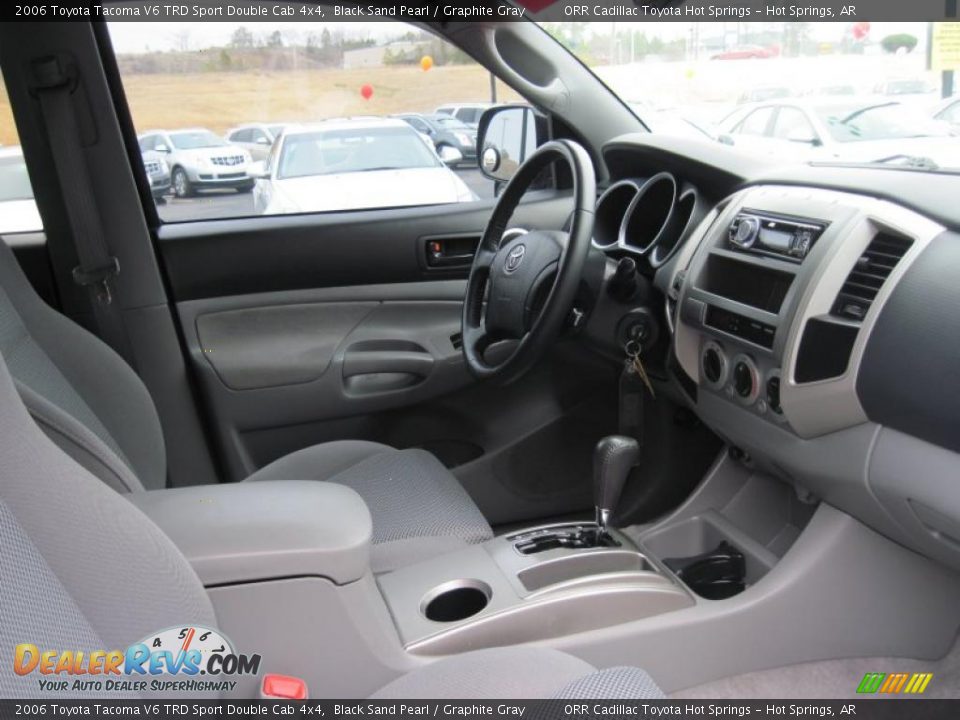 Graphite Gray Interior - 2006 Toyota Tacoma V6 TRD Sport Double Cab 4x4 Photo #19