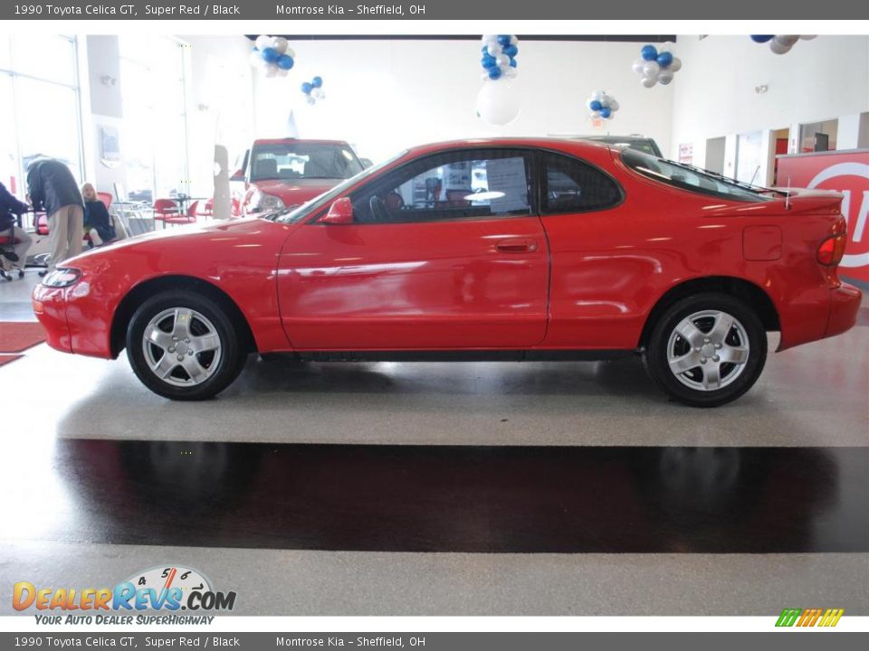 1990 Toyota Celica GT Super Red / Black Photo #4