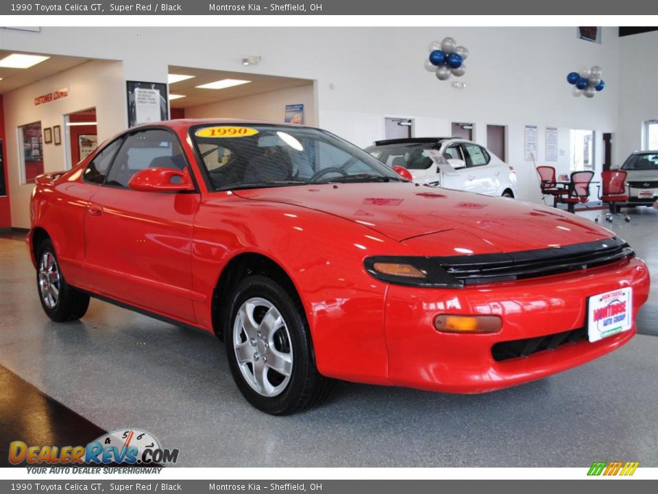 red 1990 toyota celica gt #2