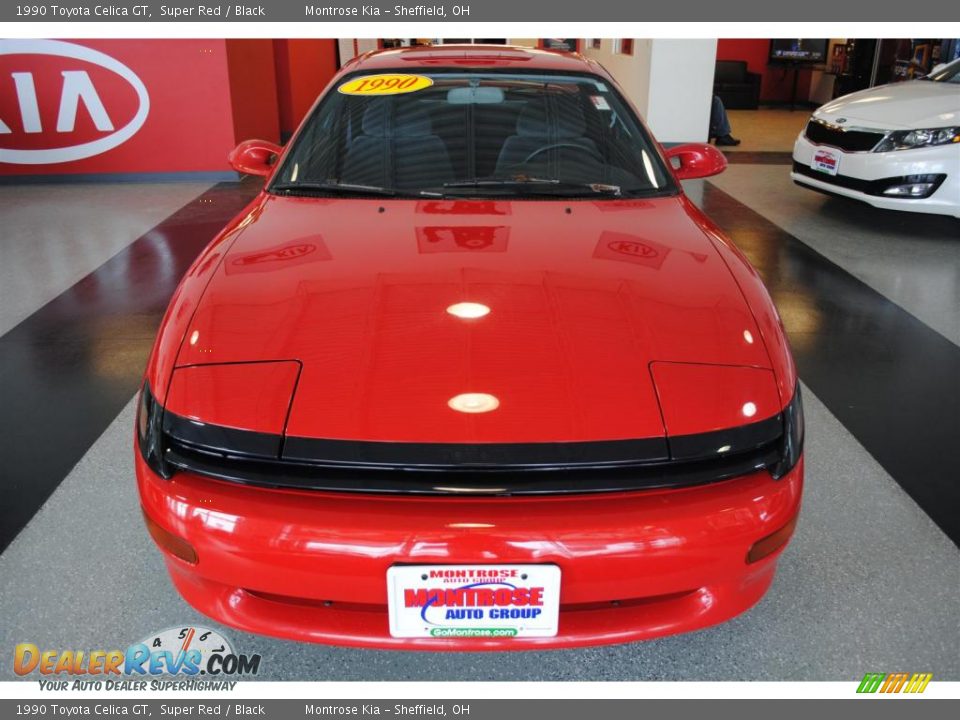 1990 Toyota Celica GT Super Red / Black Photo #10