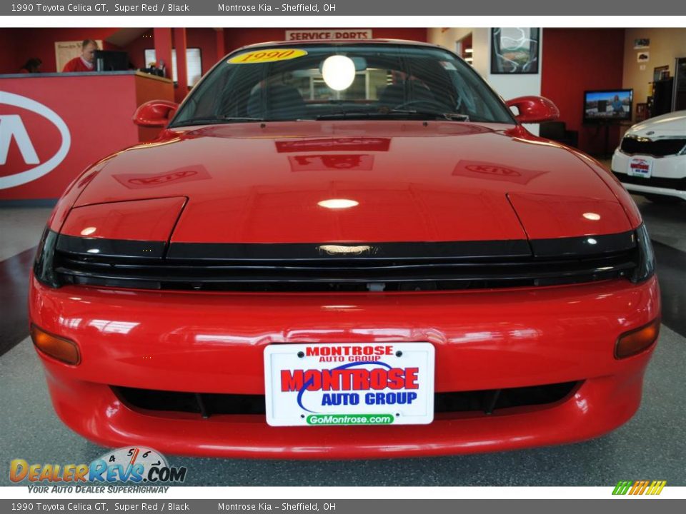 1990 Toyota Celica GT Super Red / Black Photo #11