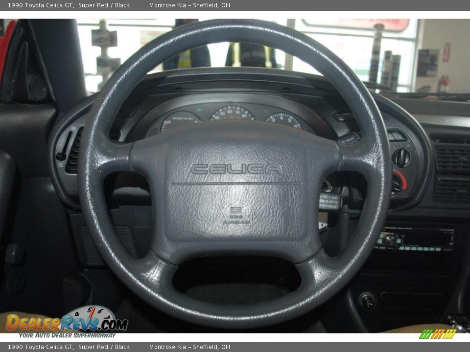 1990 Toyota Celica GT Super Red / Black Photo #25