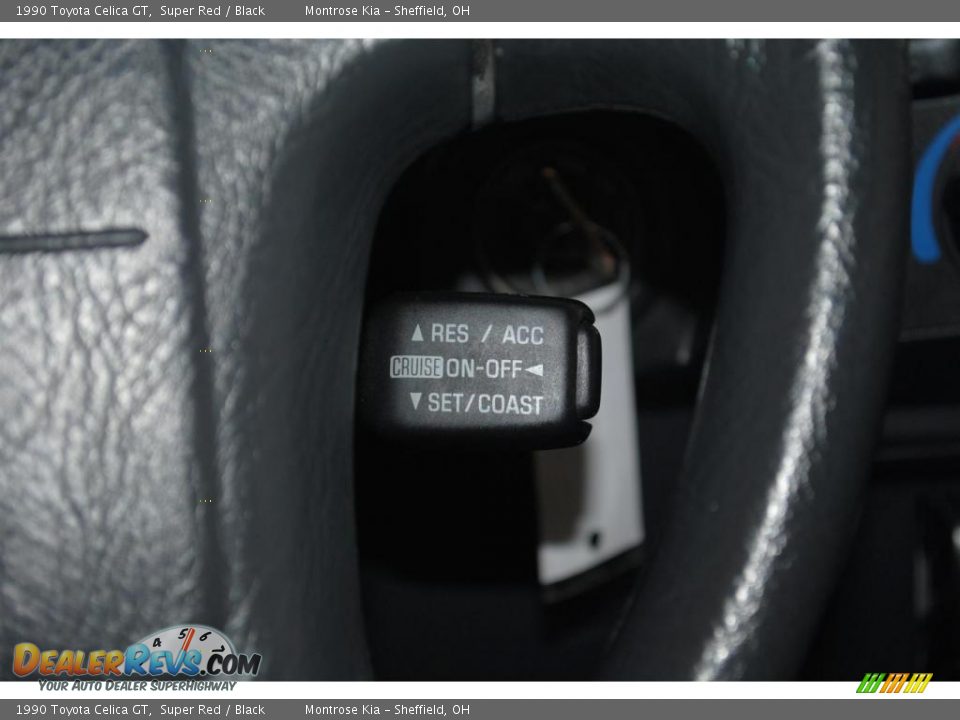 1990 Toyota Celica GT Super Red / Black Photo #26