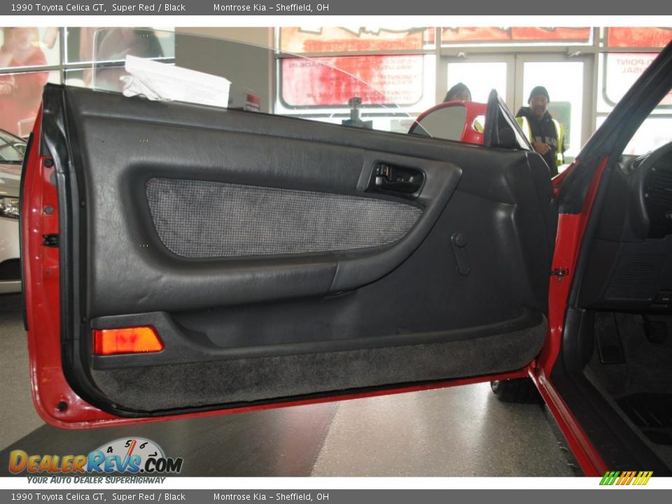 1990 Toyota Celica GT Super Red / Black Photo #35