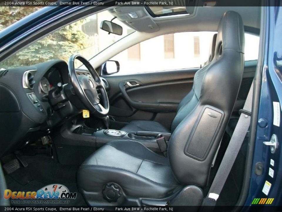 Ebony Interior - 2004 Acura RSX Sports Coupe Photo #12