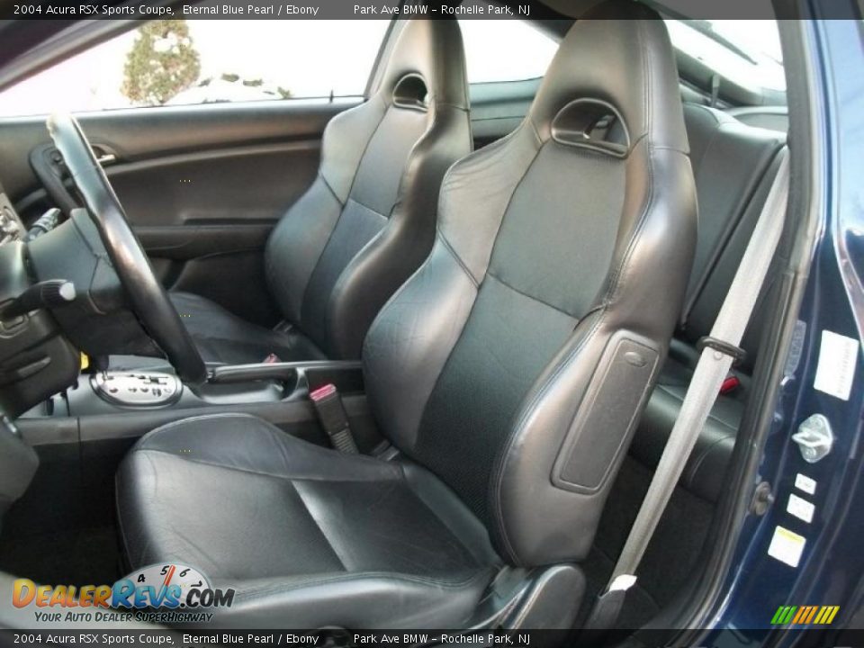 Ebony Interior - 2004 Acura RSX Sports Coupe Photo #13