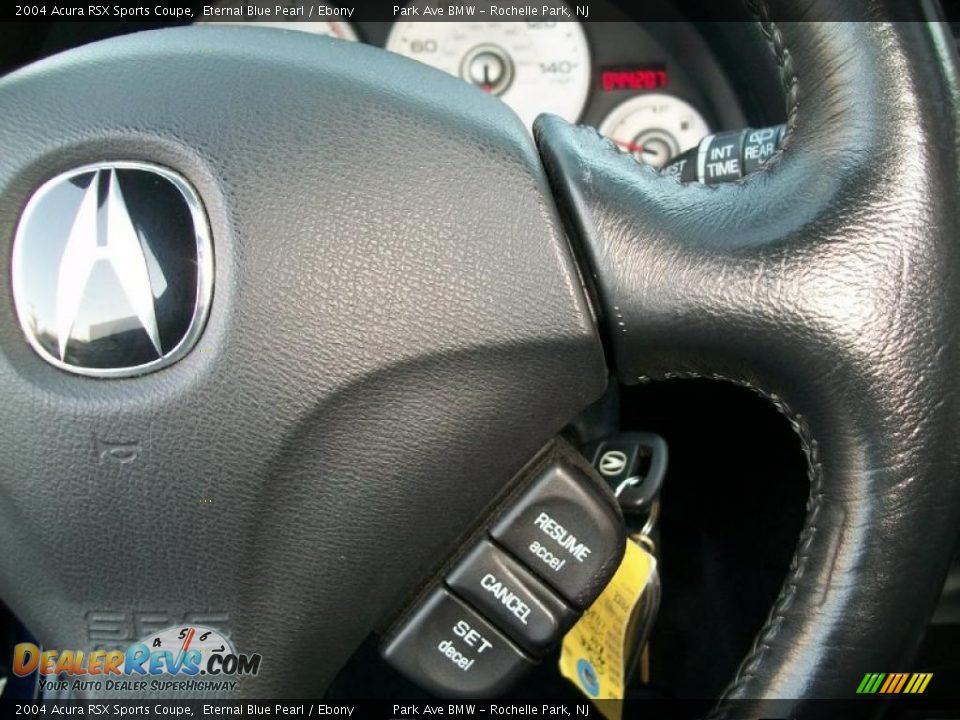 2004 Acura RSX Sports Coupe Eternal Blue Pearl / Ebony Photo #17