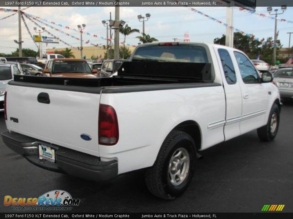 1997 Ford F150 XLT Extended Cab Oxford White / Medium Graphite Photo #10