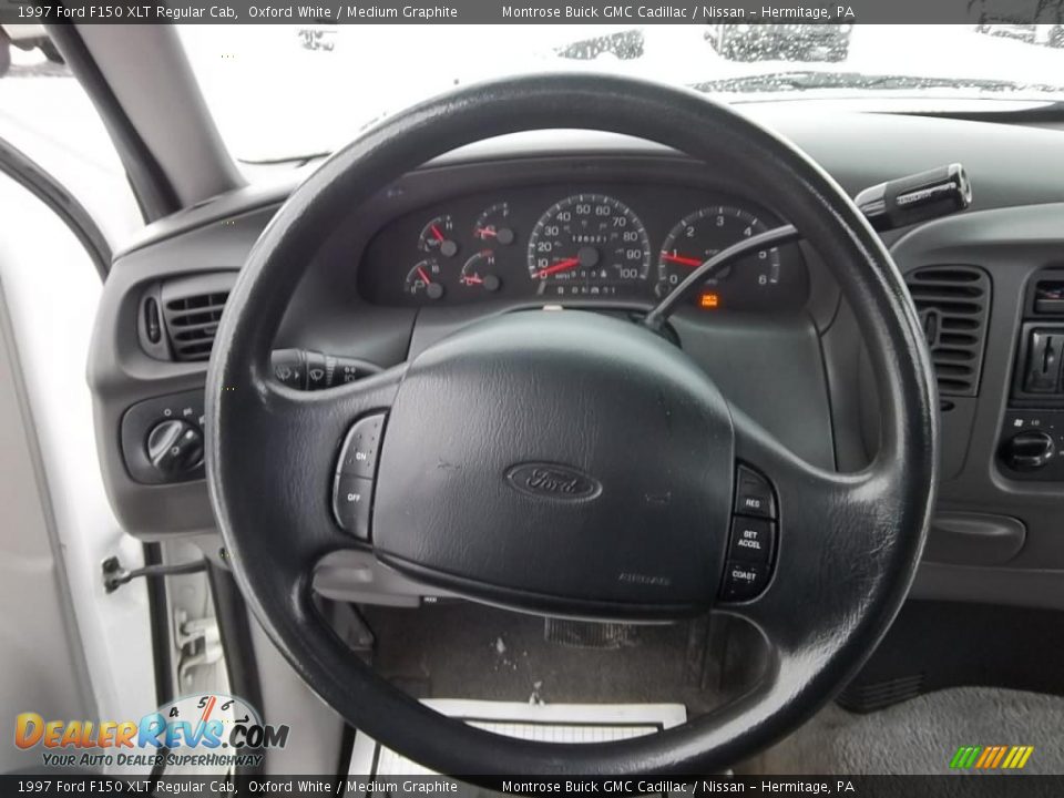 1997 Ford F150 XLT Regular Cab Steering Wheel Photo #18