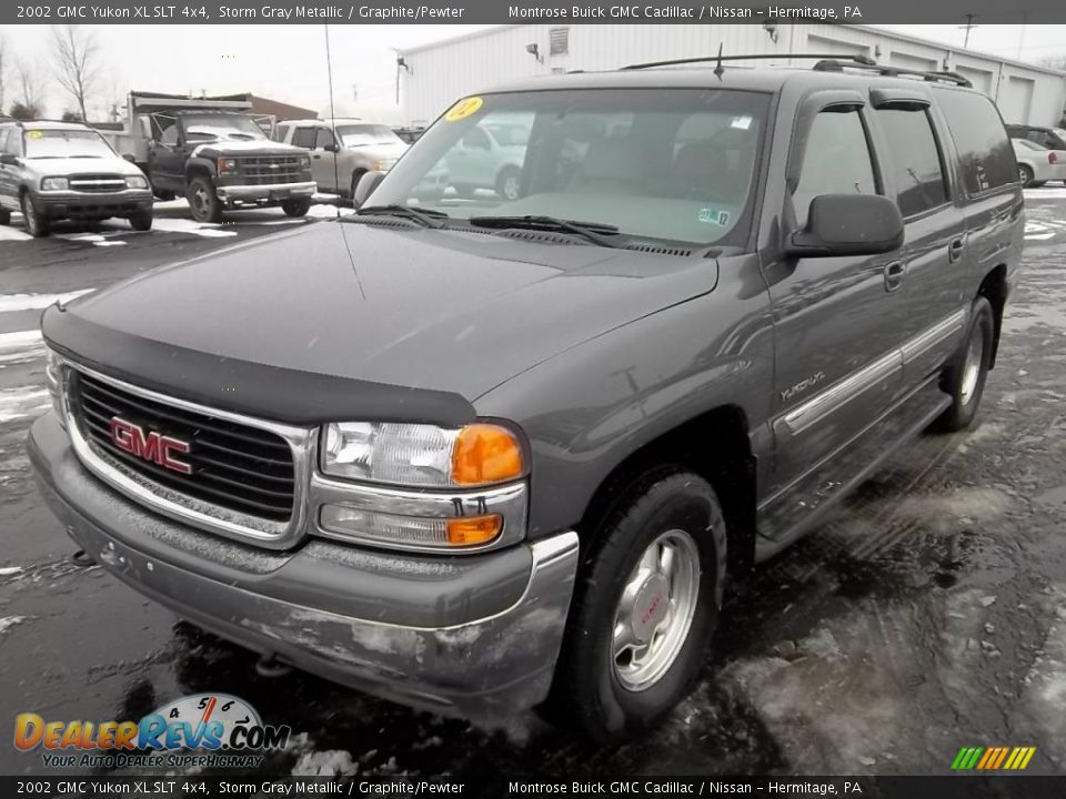 2002 GMC Yukon XL SLT 4x4 Storm Gray Metallic / Graphite/Pewter Photo #1