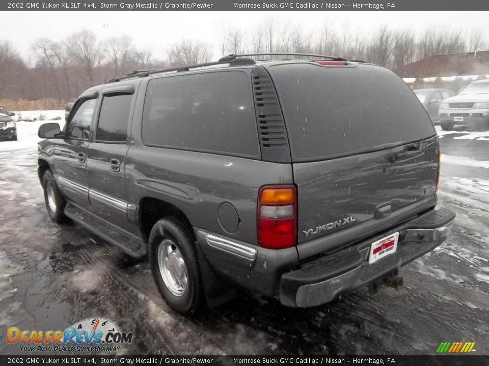 2002 GMC Yukon XL SLT 4x4 Storm Gray Metallic / Graphite/Pewter Photo #8