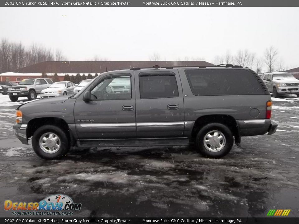 Storm Gray Metallic 2002 GMC Yukon XL SLT 4x4 Photo #9