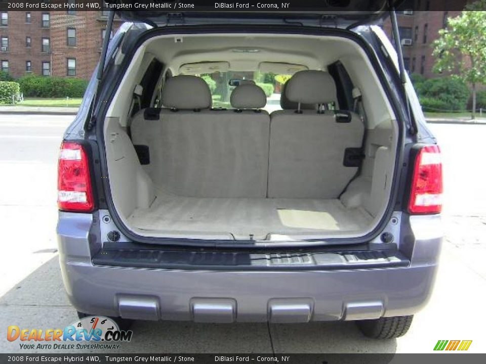 2008 Ford Escape Hybrid 4WD Tungsten Grey Metallic / Stone Photo #19