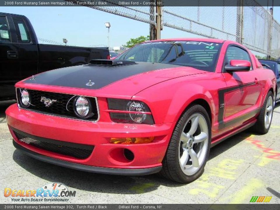 2008 Ford Mustang Saleen Heritage 302 Torch Red / Black Photo #1