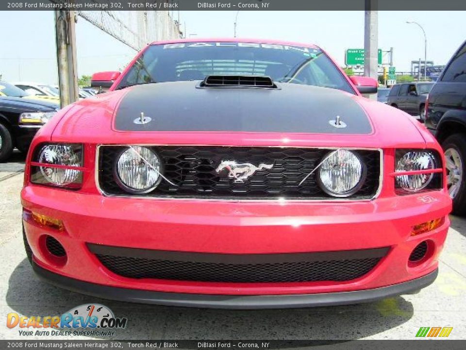 2008 Ford Mustang Saleen Heritage 302 Torch Red / Black Photo #2