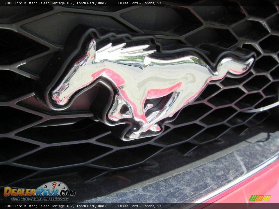 2008 Ford Mustang Saleen Heritage 302 Torch Red / Black Photo #3