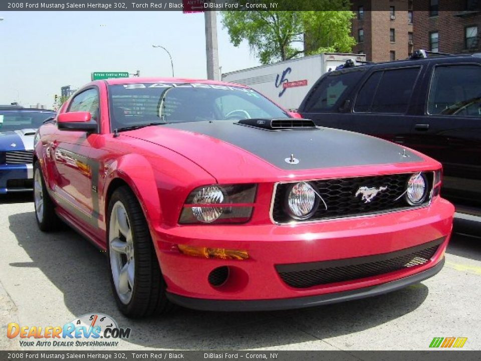 2008 Ford Mustang Saleen Heritage 302 Torch Red / Black Photo #5