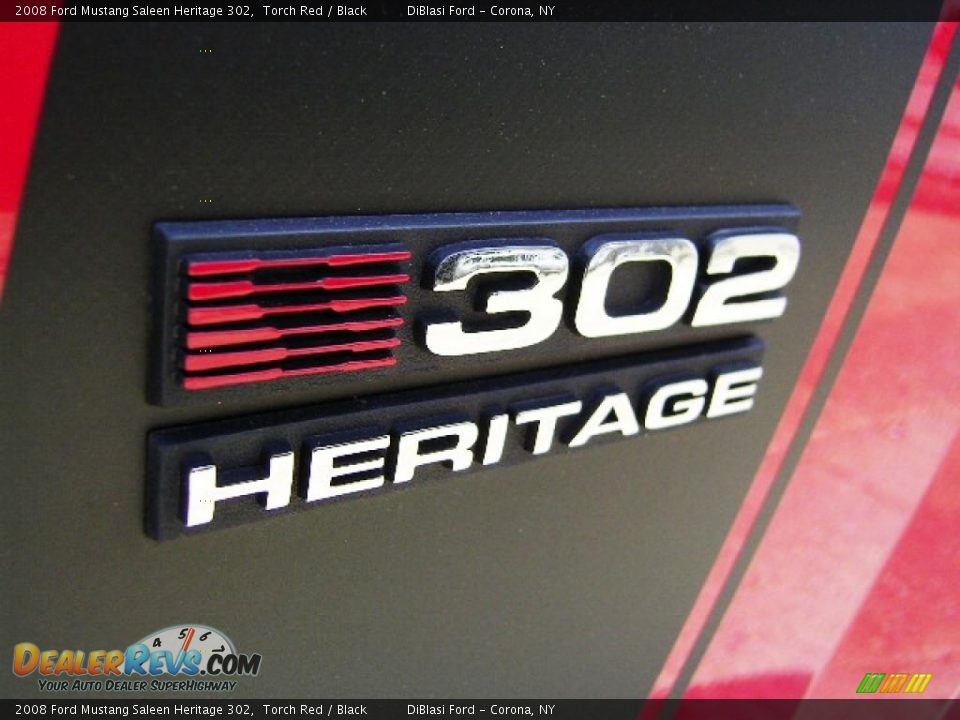 2008 Ford Mustang Saleen Heritage 302 Torch Red / Black Photo #7
