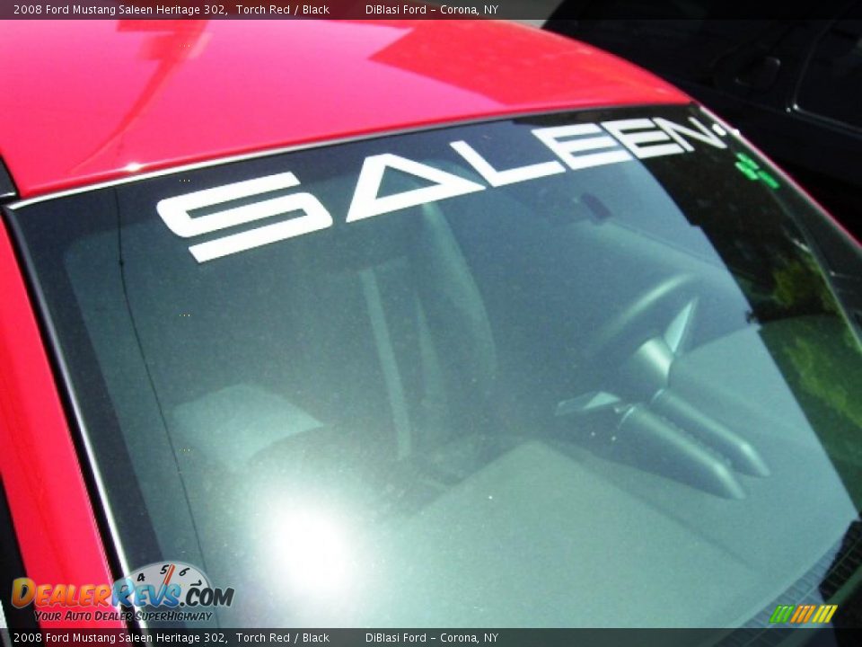 2008 Ford Mustang Saleen Heritage 302 Torch Red / Black Photo #8