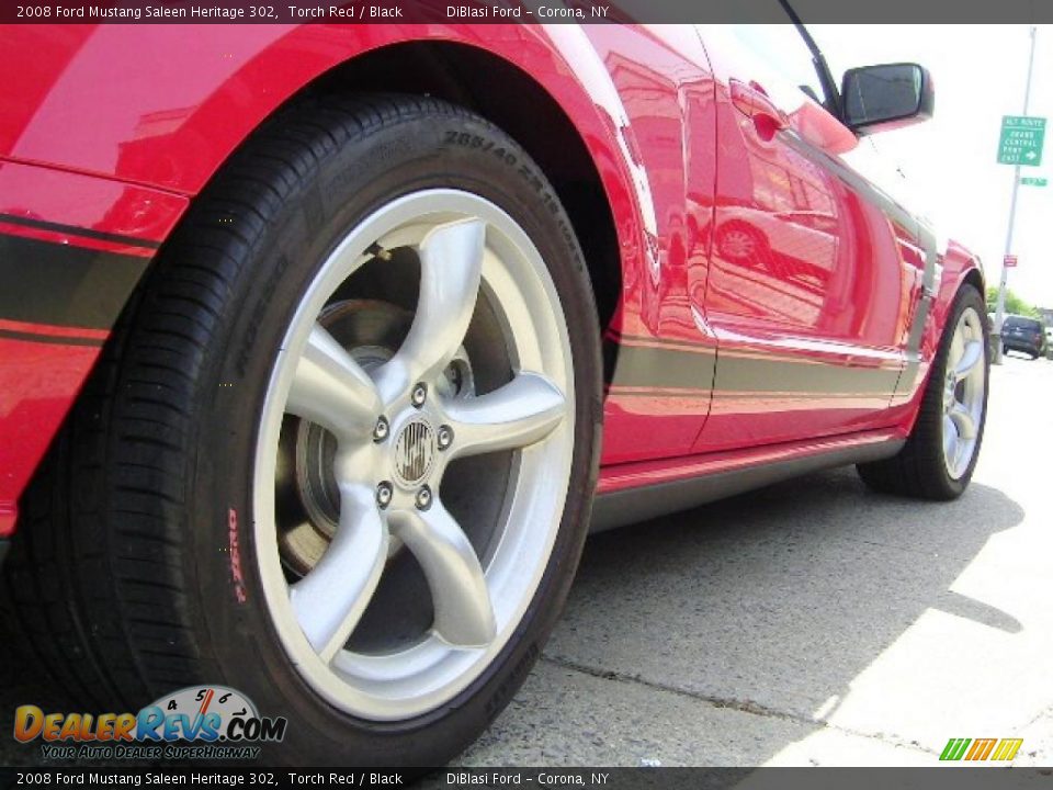 2008 Ford Mustang Saleen Heritage 302 Torch Red / Black Photo #9