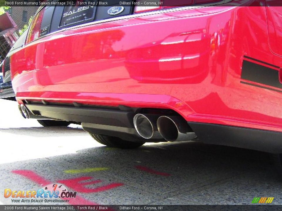2008 Ford Mustang Saleen Heritage 302 Torch Red / Black Photo #11
