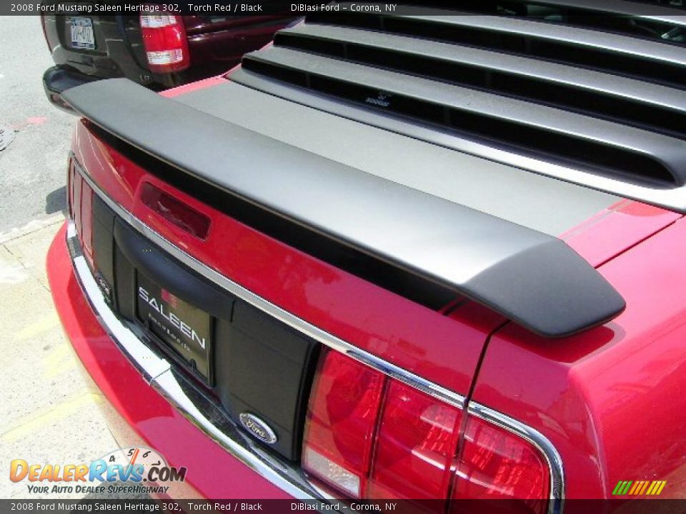 2008 Ford Mustang Saleen Heritage 302 Torch Red / Black Photo #12