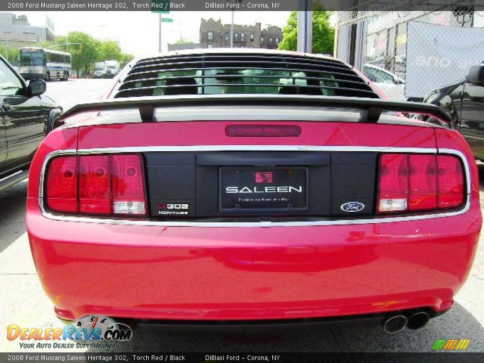2008 Ford Mustang Saleen Heritage 302 Torch Red / Black Photo #14