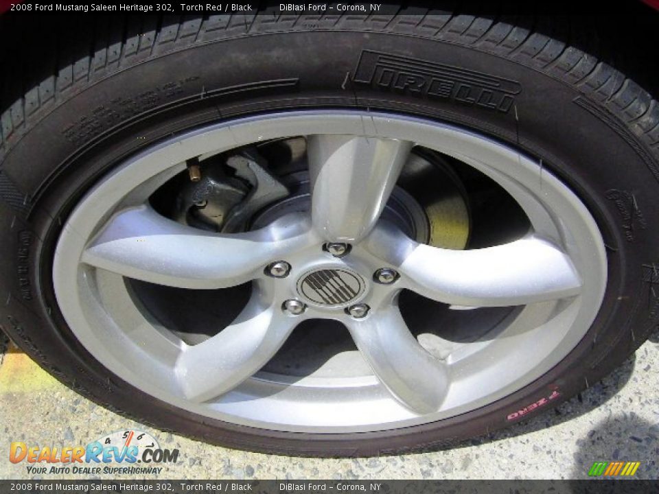 2008 Ford Mustang Saleen Heritage 302 Torch Red / Black Photo #15
