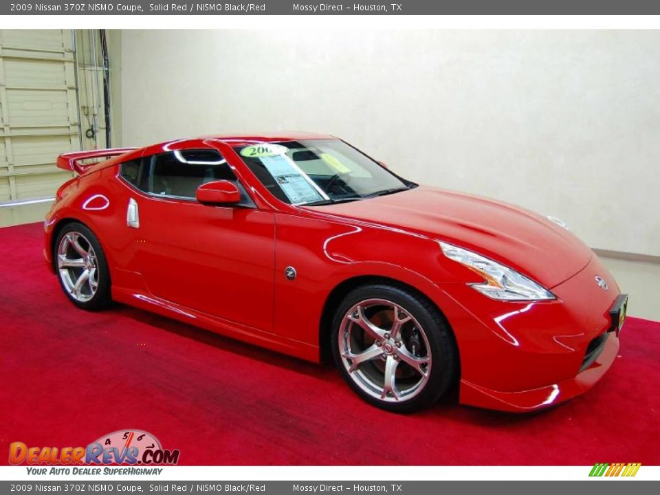 Solid Red 2009 Nissan 370Z NISMO Coupe Photo #1