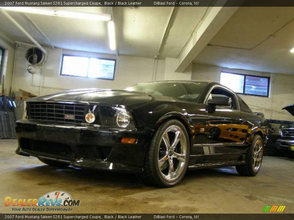 2007 Ford Mustang Saleen S281 Supercharged Coupe Black / Black Leather Photo #1
