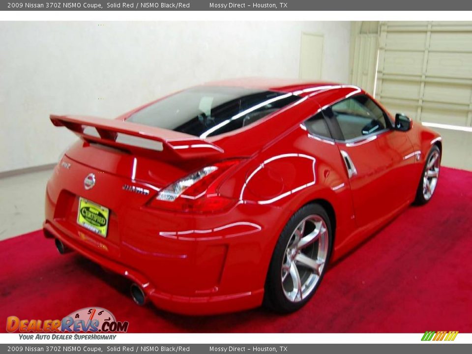 Solid Red 2009 Nissan 370Z NISMO Coupe Photo #6
