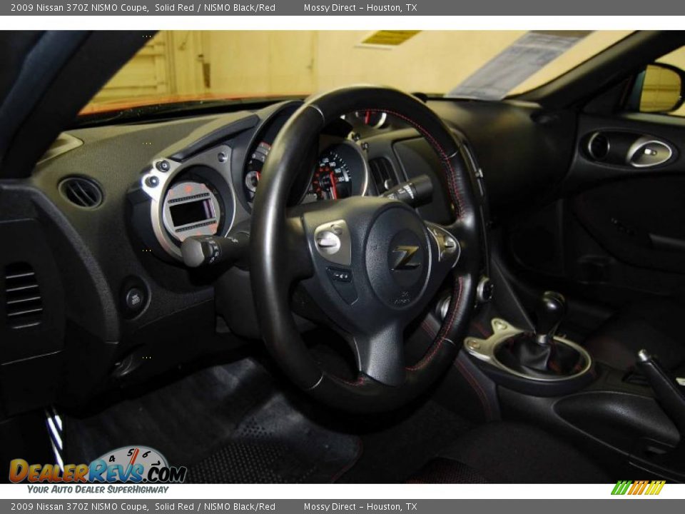 2009 Nissan 370Z NISMO Coupe Solid Red / NISMO Black/Red Photo #11