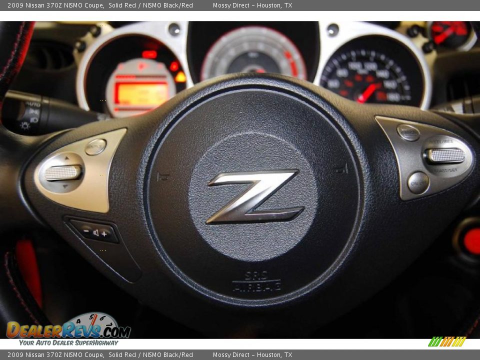 2009 Nissan 370Z NISMO Coupe Solid Red / NISMO Black/Red Photo #21