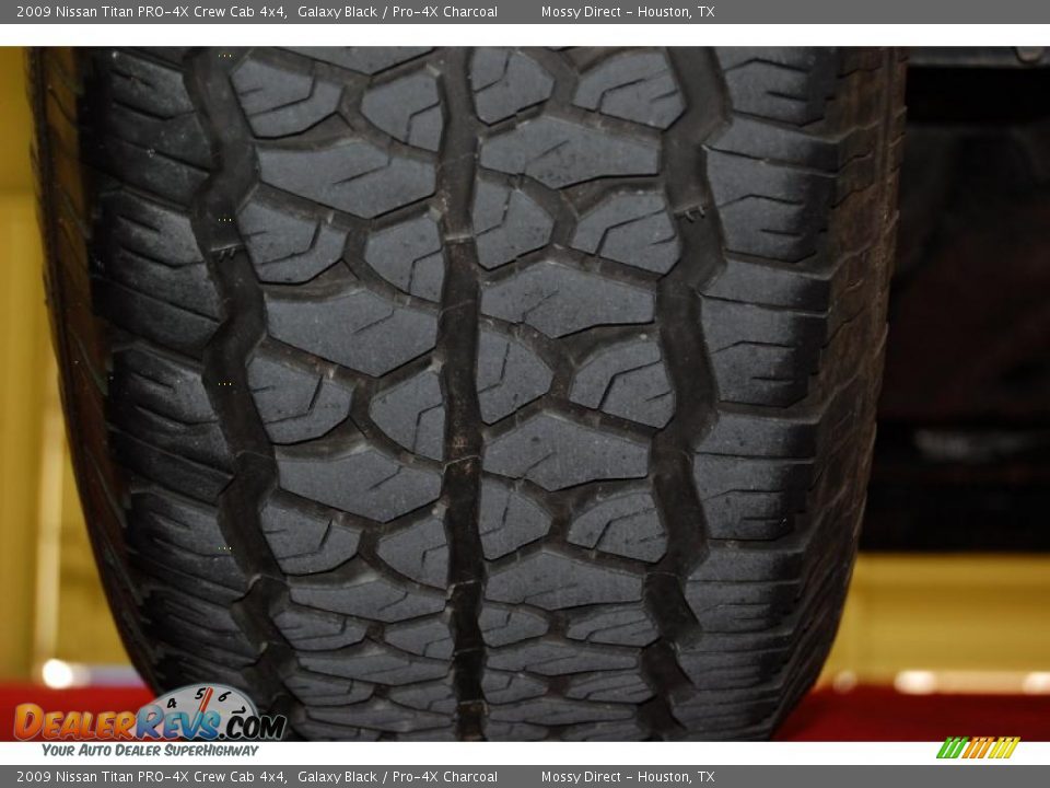 2009 Nissan Titan PRO-4X Crew Cab 4x4 Galaxy Black / Pro-4X Charcoal Photo #8