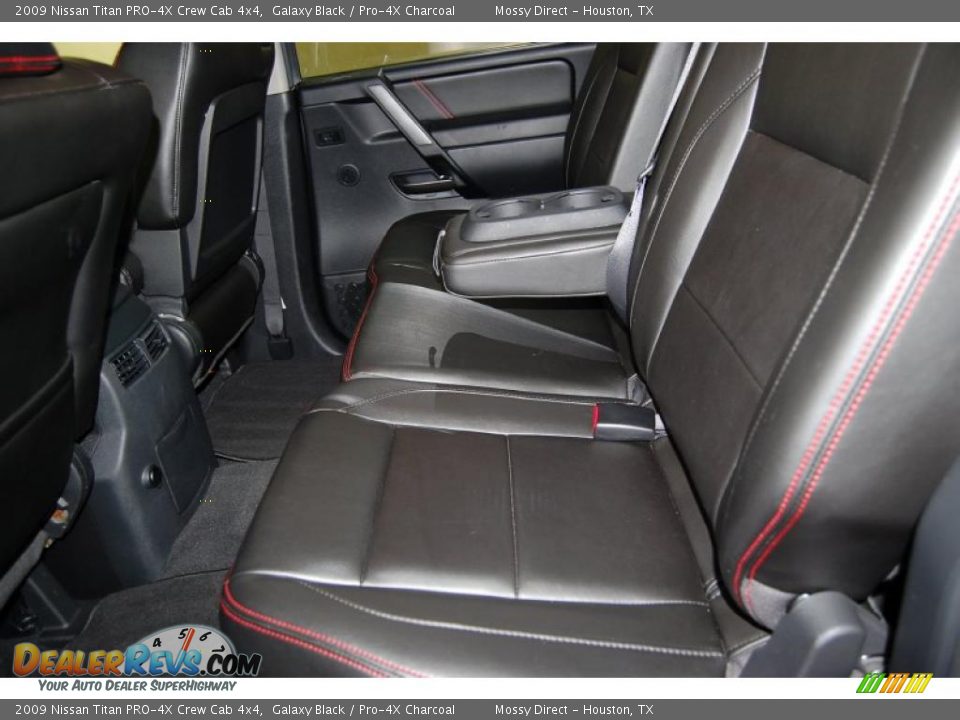 Pro-4X Charcoal Interior - 2009 Nissan Titan PRO-4X Crew Cab 4x4 Photo #16