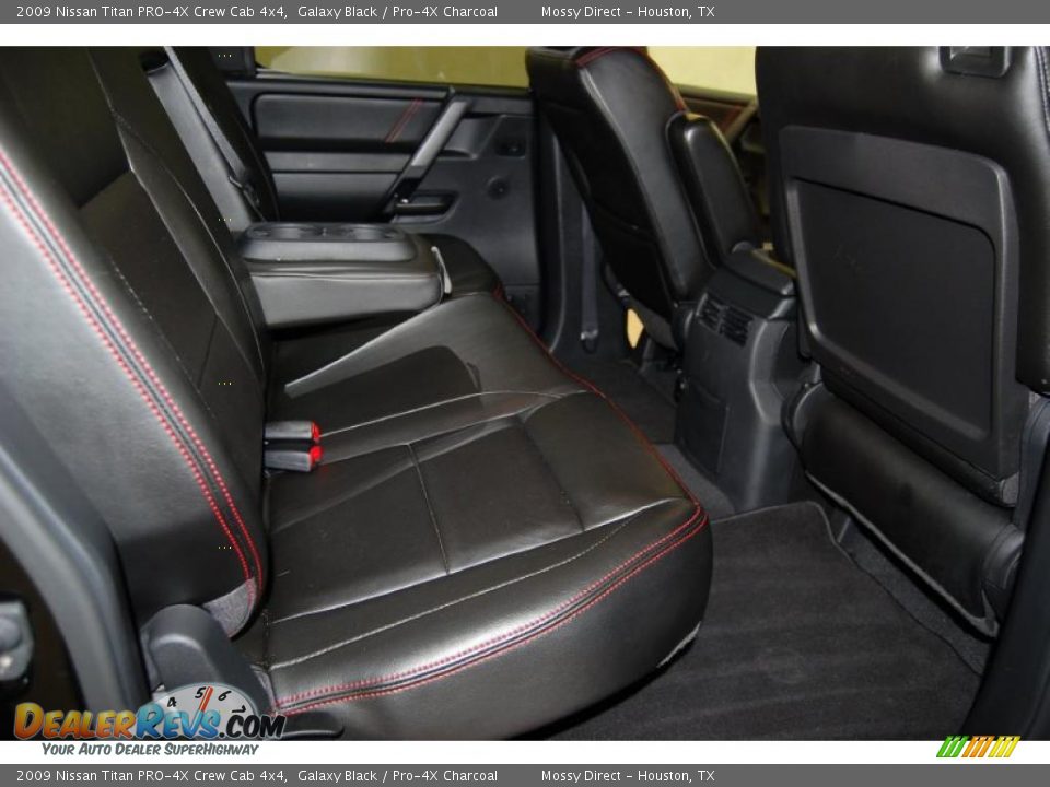 Pro-4X Charcoal Interior - 2009 Nissan Titan PRO-4X Crew Cab 4x4 Photo #18