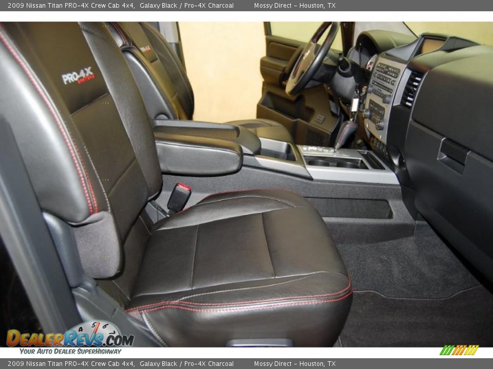 Pro-4X Charcoal Interior - 2009 Nissan Titan PRO-4X Crew Cab 4x4 Photo #20