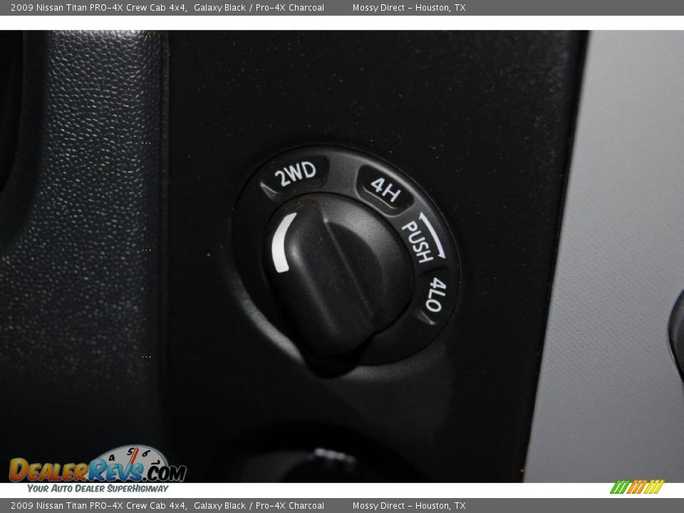 Controls of 2009 Nissan Titan PRO-4X Crew Cab 4x4 Photo #24