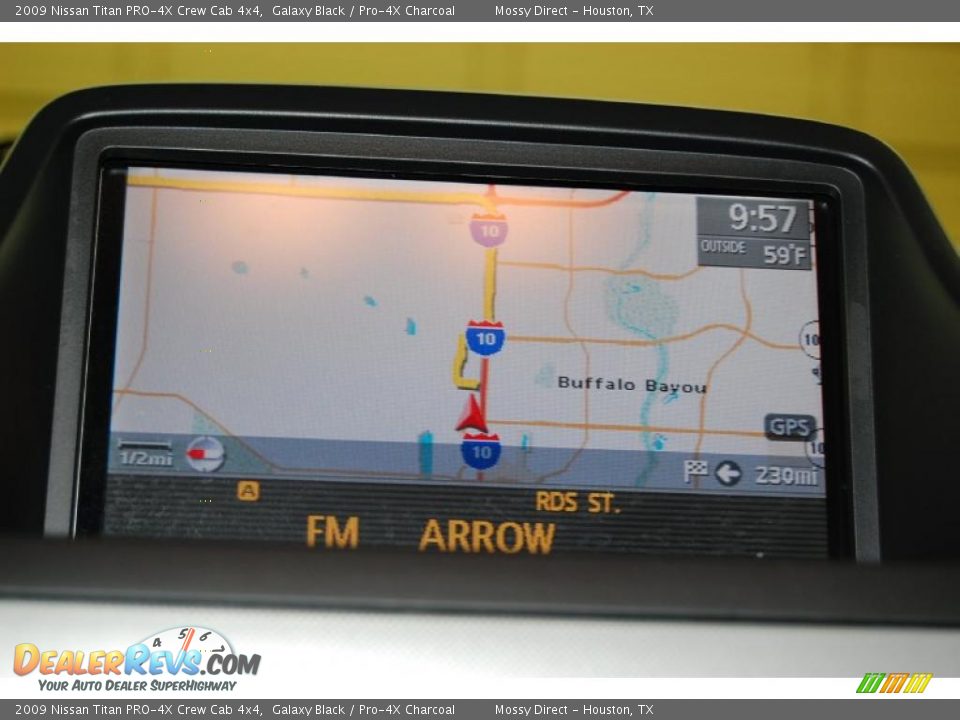 Navigation of 2009 Nissan Titan PRO-4X Crew Cab 4x4 Photo #25