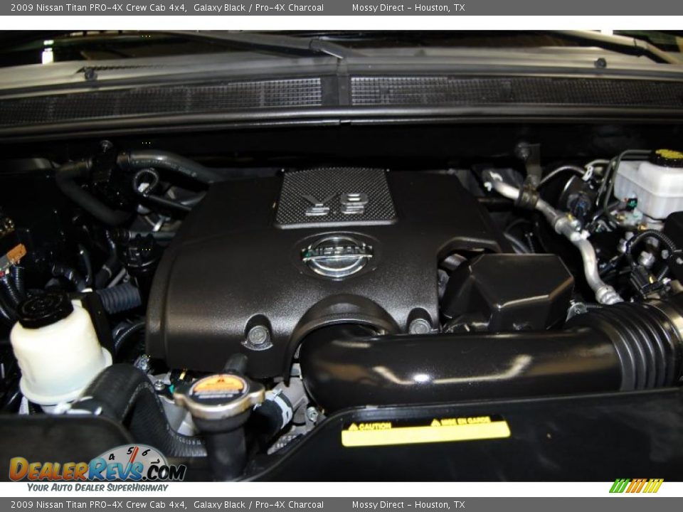 2009 Nissan Titan PRO-4X Crew Cab 4x4 5.6 Liter Flex-Fuel DOHC 32-Valve CVTCS V8 Engine Photo #28