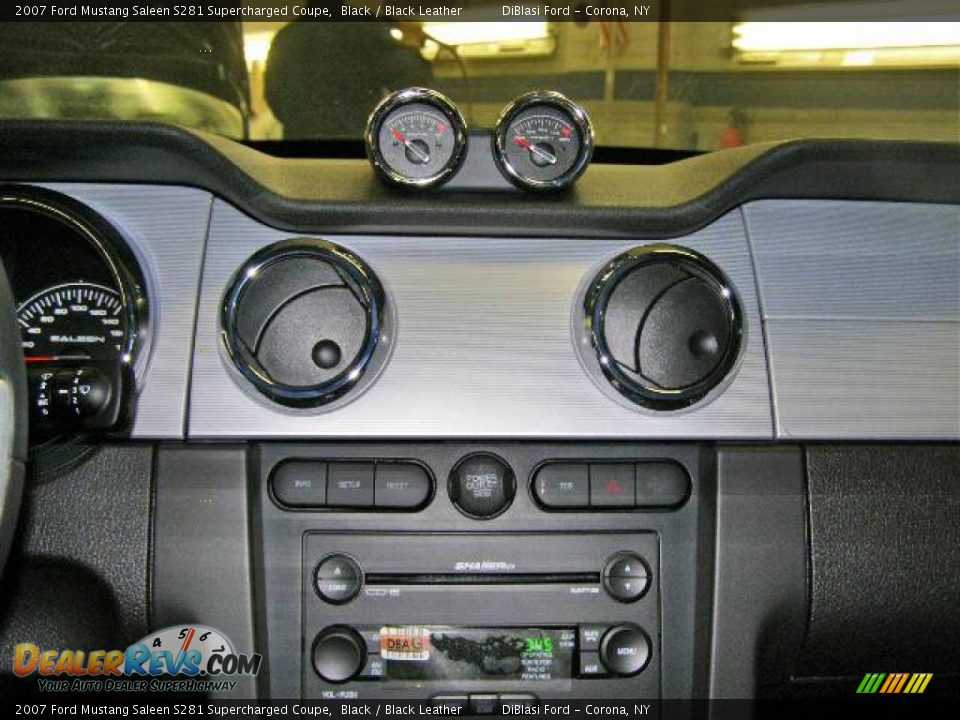 2007 Ford Mustang Saleen S281 Supercharged Coupe Black / Black Leather Photo #11